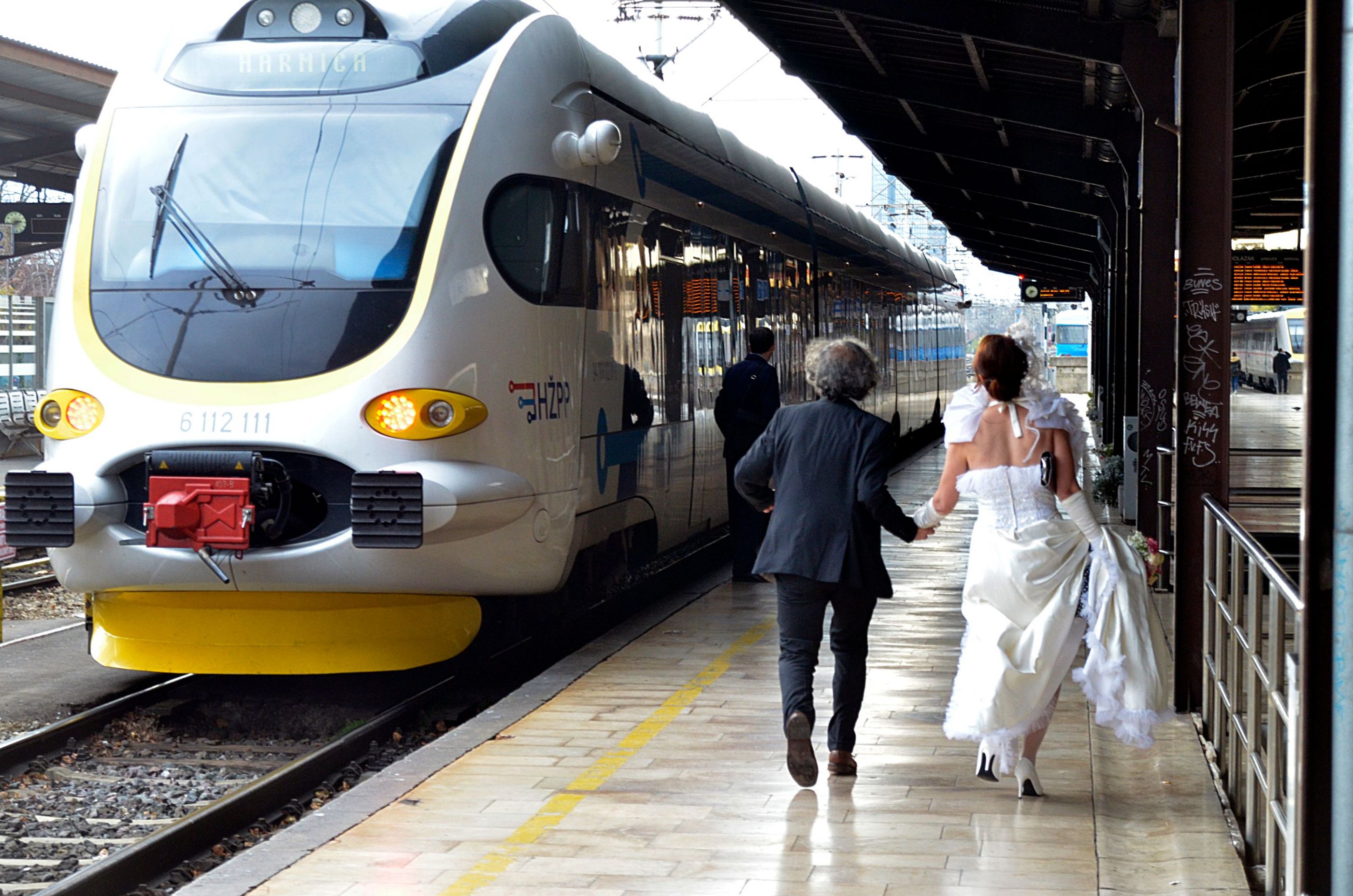 ON THE RAILWAY STATION